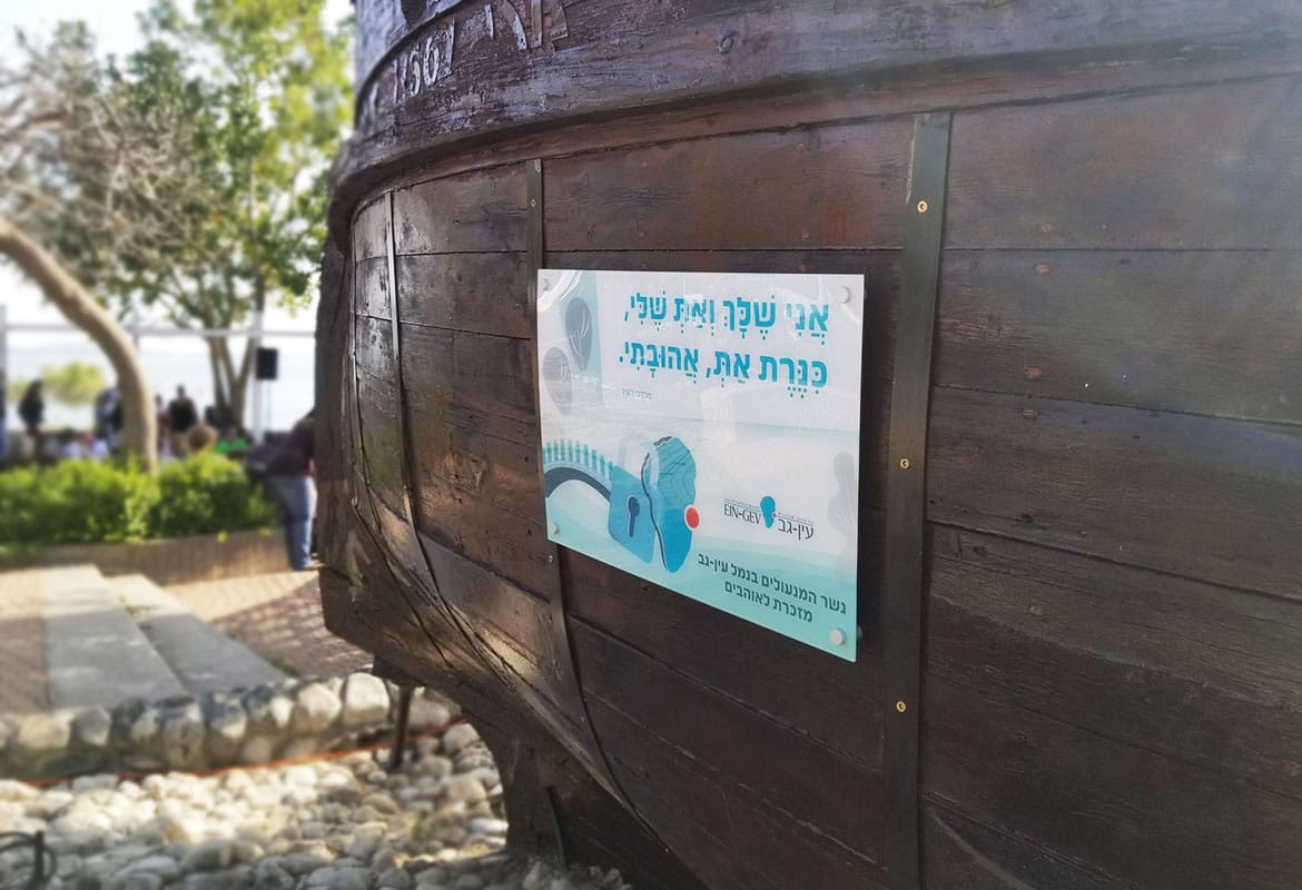 שילוט לגשר מנעולים