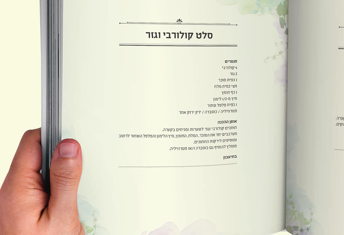 ספר מתכונים
